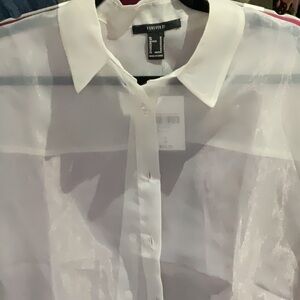 Organza Oversized Shirt